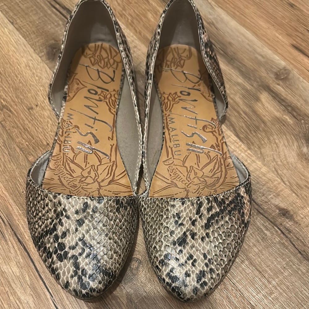 Blowfish Women's Snakeskin Flats